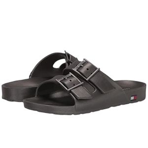 NWT Tommy Hilfiger Women's Jelz Slide Sandal -10M-Pewter